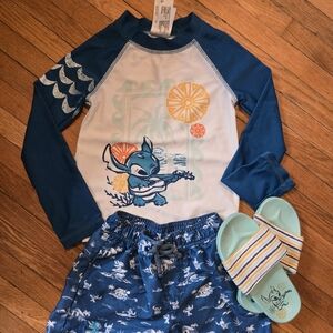 Kid Size 4/5 Lilo and Stitch Swim Set